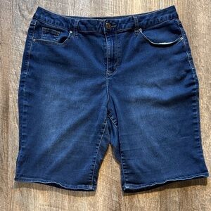 Cato Dark Blue Jean Shorts